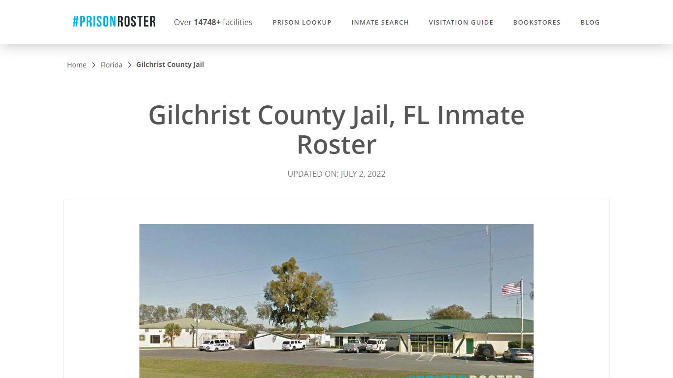 Gilchrist County Jail, FL Inmate Roster